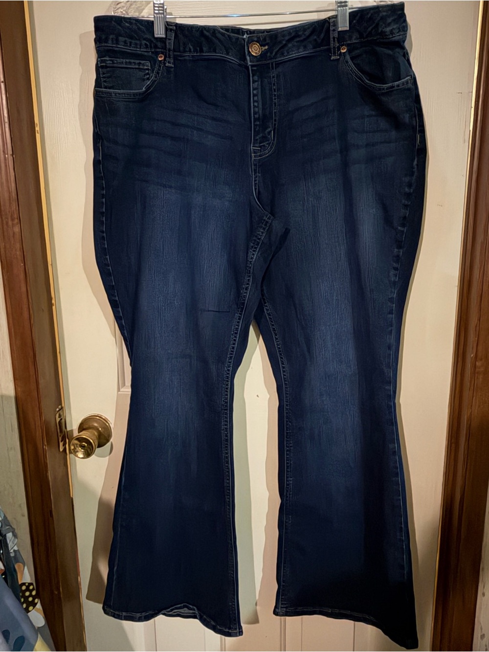Maurices Dark Blue Wide Leg Jeans